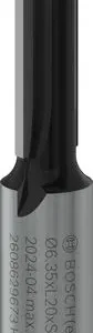 Bosch PRO glodalo za glodanje u ravni sa ležajevima na dnu, Ø 6,35×L 20, prihvat 8 mm 2608629673