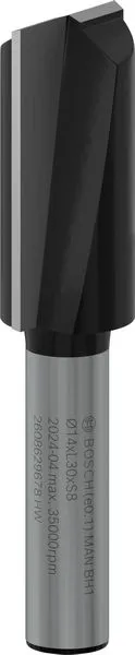 Bosch PRO ravno glodalo, dva žleba, Ø 14×L 30, prihvat 8 mm 2608629678