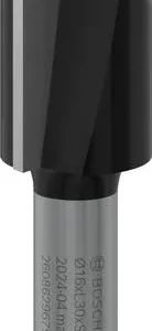 Bosch PRO ravno glodalo, dva žleba, Ø 16×L 30, prihvat 8 mm 2608629679