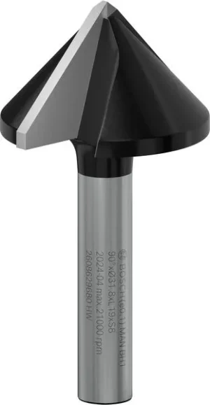 Bosch PRO glodalo za V-kanale, 90°×Ø 31,8, prihvat 8 mm 2608629680