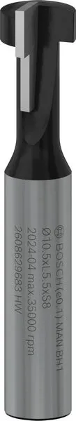 Bosch PRO glodalo za ključaonice, Ø 10,5×Ø 6,6, prihvat 8 mm 2608629683