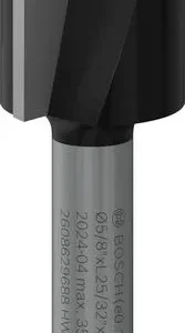 Bosch PRO ravno glodalo, dva žleba, Ø 5/8×L 49/64", prihvat 1/4" 2608629688