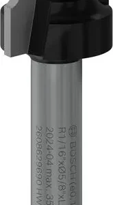 Bosch PRO glodalo za zaobljavanje, R 1/16", prihvat 1/4" 2608629690
