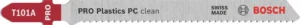 Bosch PRO Plastics PC clean T101A list ubodne testere 100 mm, 5 kom 2608631010