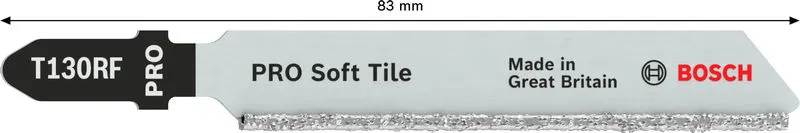 PRO Soft Tile T130RF list ubodne testere 83 mm, 3 kom 2608633104