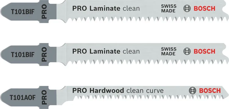Bosch Set PRO Laminate, T-prihvat 3 kom 2608636429