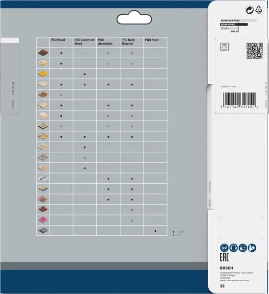 PRO Multi Material list kružne testere 216×2,5×30 mm, T80 2608640447