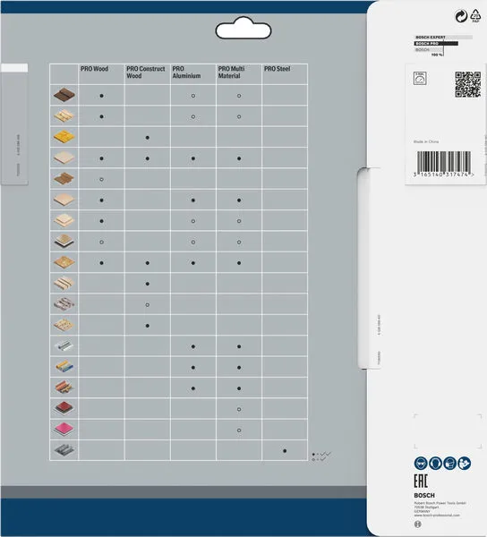 PRO Multi Material list kružne testere 254×3,2×30 mm, T60 2608640449