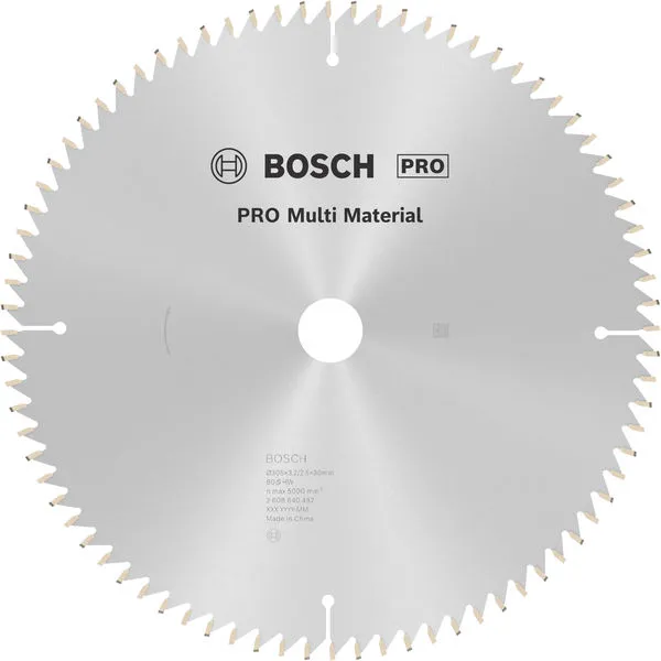 Bosch PRO Multi Material list kružne testere 305×3,2×30 mm, T80 2608640452
