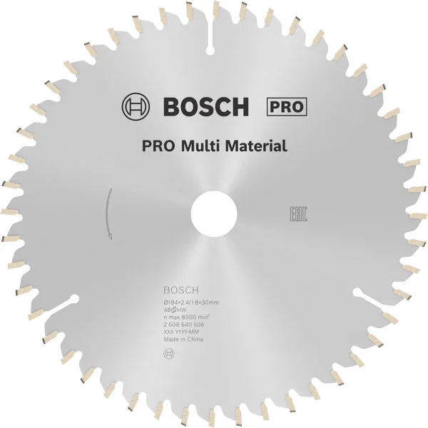 Bosch PRO Multi Material list kružne testere 184×2,4×30 mm 2608640506