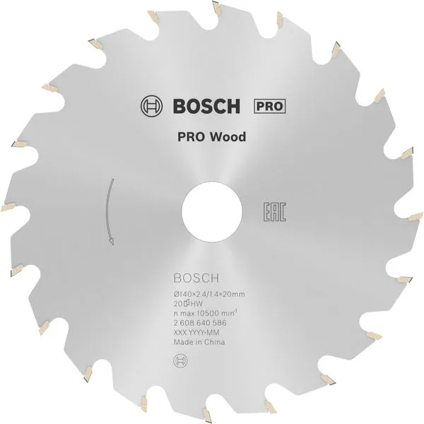 Bosch PRO Wood list kružne testere 140×2,4×20 mm, T20 2608640586