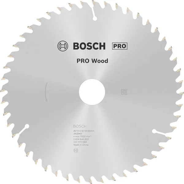 Bosch PRO Wood list kružne testere 210×2,8×30 mm, T48 2608640623