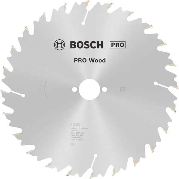 Bosch PRO Wood list kružne testere 250×3,2×30 mm, T24 2608640680