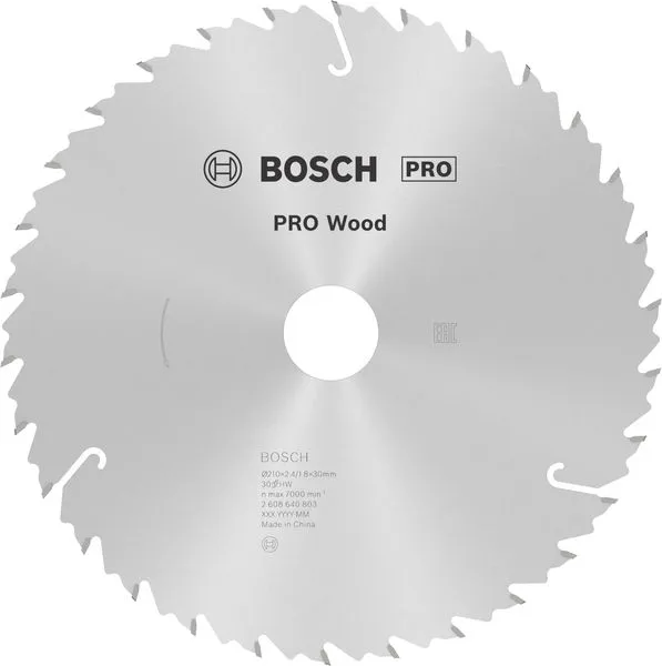 Bosch PRO Wood list kružne testere 210×2,4×30 mm, T30 2608640803