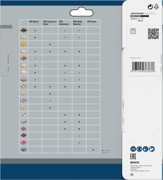 PRO Construct Wood list kružne testere 190×2,6×20 mm 2608641201
