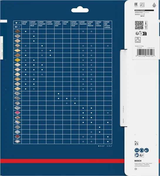 EXPERT Multi Material list kružne testere 250×1,8×30 mm, T80 2608642494