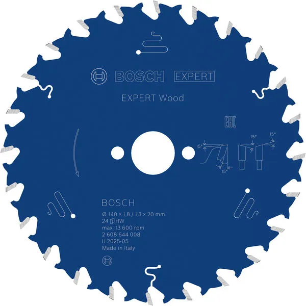 Bosch EXPERT Wood list kružne testere 140×1,8/1,3×20 mm, T24 2608644008