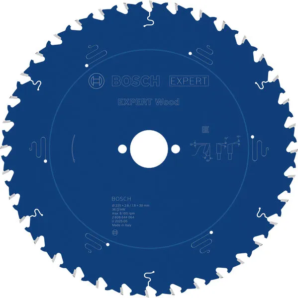 Bosch EXPERT Wood list kružne testere 235×2,8/1,8×30 mm, T36 2608644064