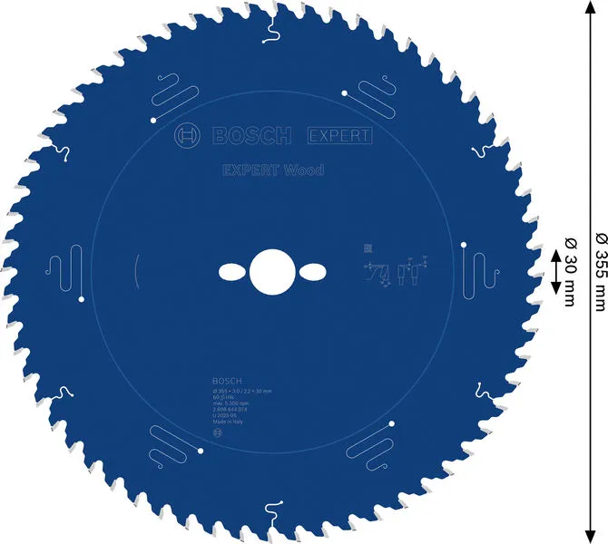 EXPERT Wood list kružne testere 355×3/2,2×30 mm, T60 2608644074