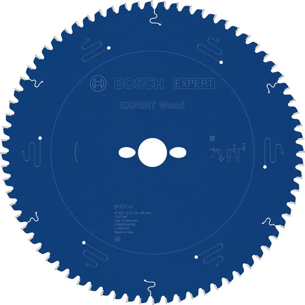 Bosch EXPERT Wood list kružne testere 315×2,4/1,8×30 mm, T72 2608644081
