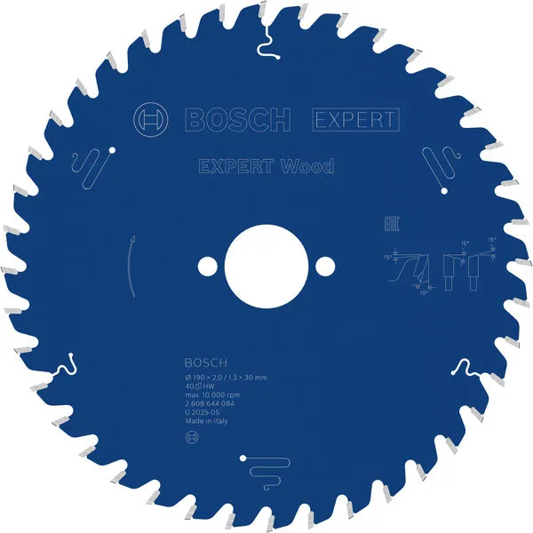 Bosch EXPERT Wood list kružne testere 190×2/1,3×30 mm, T40 2608644084
