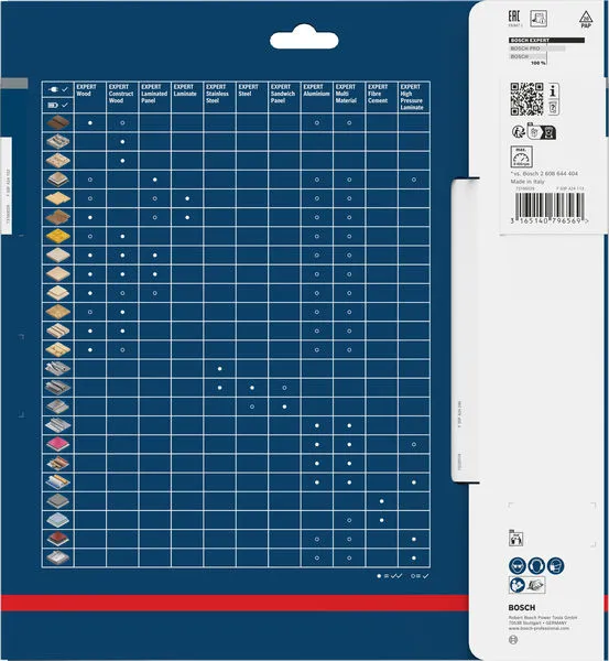 EXPERT Wood list kružne testere 225×2,6/1,6×30 mm, T48 2608644090