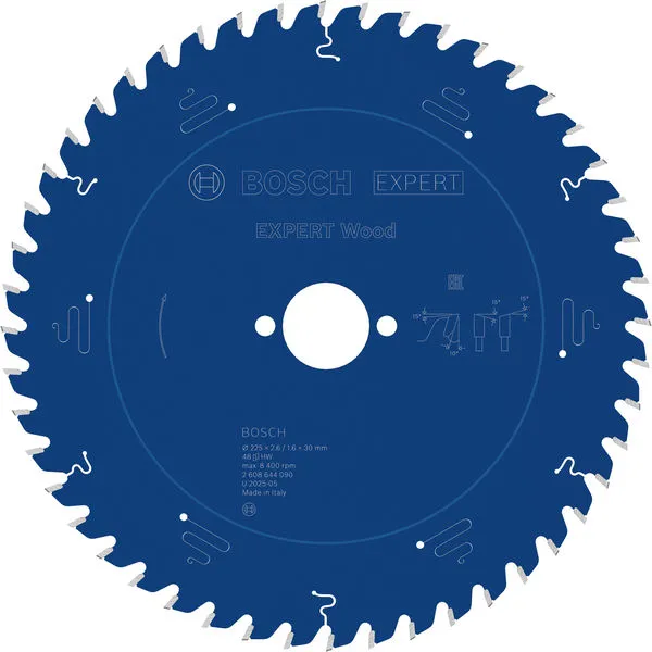 Bosch EXPERT Wood list kružne testere 225×2,6/1,6×30 mm, T48 2608644090
