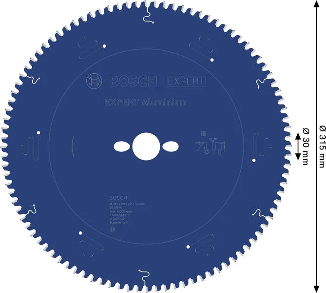 EXPERT Aluminium list kružne testere 315×2,8/2,2×30 mm, T96 2608644116