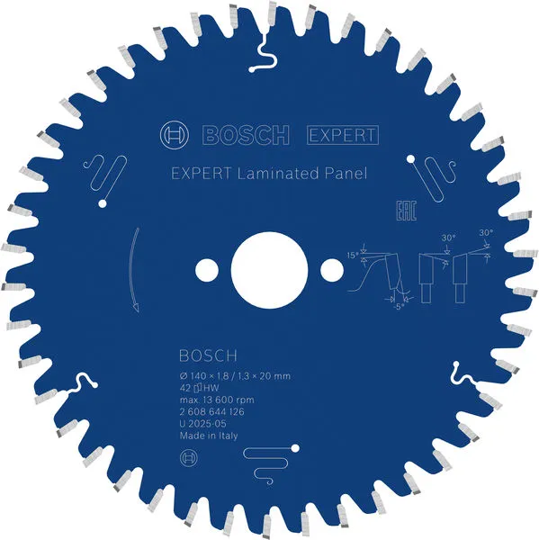 Bosch EXPERT Laminated Panel list kružne testere 140×1,8/1,3×20 mm, T42 2608644126