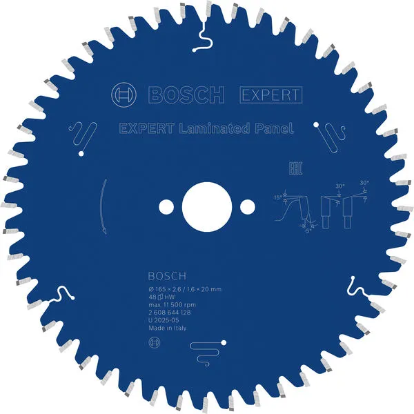 Bosch EXPERT Laminated Panel list kružne testere 165×2,6/1,6×20 mm, T48 2608644128