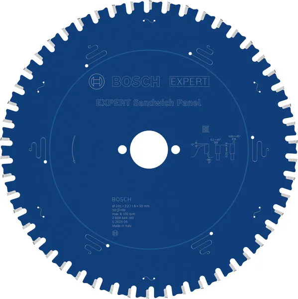 Bosch EXPERT Sandwich Panel list kružne testere 235×2,2/1,8×30 mm, T50 2608644143