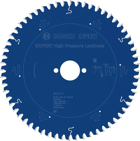 Bosch EXPERT High Pressure Laminate list kružne testere 210×2,8/1,8×30 mm, T60 2608644354