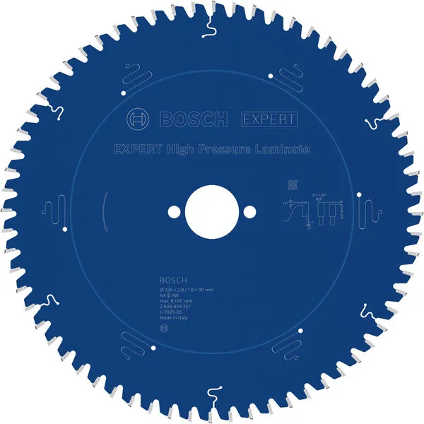 Bosch EXPERT High Pressure Laminate list kružne testere 235×2,8/1,8×30 mm, T64 2608644357