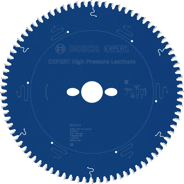 Bosch EXPERT High Pressure Laminate list kružne testere 254×2,8/1,8×30 mm, T80 2608644360