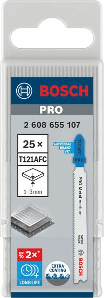 PRO Metal medium T121AFC list ubodne testere, 92 mm, 25 kom. 2608655107