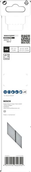PRO Medium-Thick Metal precise S1137BEF list testere, 1,1×25×225 mm, 5 kom. 2608658994