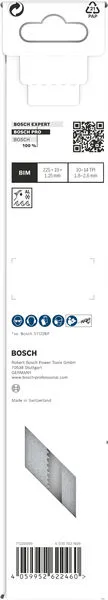 PRO Metal Demolition S1125VF list testere, 1,25×19×225 mm, 2 kom. 2608659001