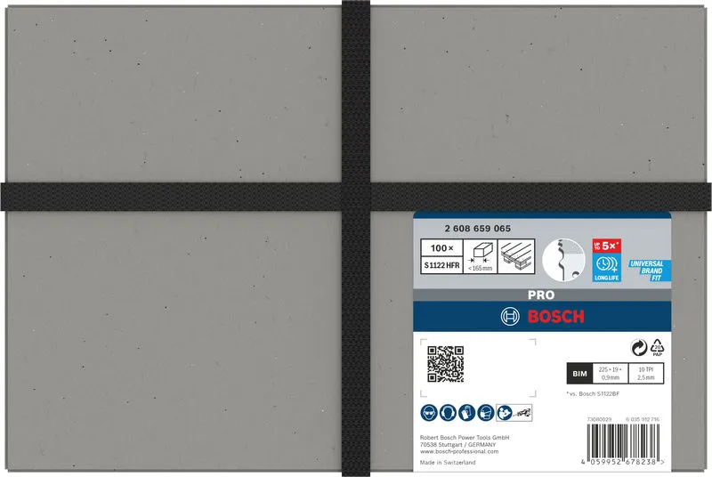 PRO Pallet Repair fast S1122HFR list testere, 0,9×19×225 mm, 100 kom. 2608659065