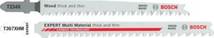 Bosch T234X i EXPERT Multi Material thick and thin T367XHM listovi ubodne testere, 26 kom. 2608665464
