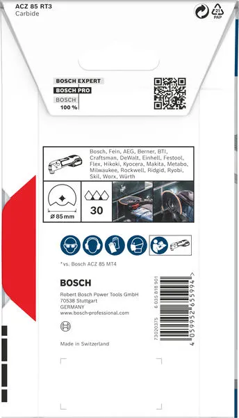 PRO ACZ 85 RT3 list testere za višenamenski alat, 85×2,5 mm 2608669120
