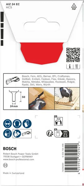 List testere za sečenje drveta AIZ 24 EC, Starlock, 24×50 mm 2608669242