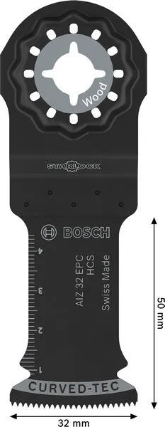 List testere za sečenje drveta AIZ 32 EPC, Starlock, 32×50 mm, 5 delova 2608669248