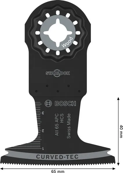 List testere za sečenje drveta AII 65 APC, Starlock, 65×40 mm 2608669254