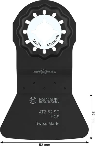 List testere za sečenje raznih materijala ATZ 52 SC, Starlock, 52×26 mm, 10 delova 2608669269