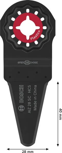 List testere za sečenje plastike AIZ 28 SC, Starlock, 28×40 mm 2608669272