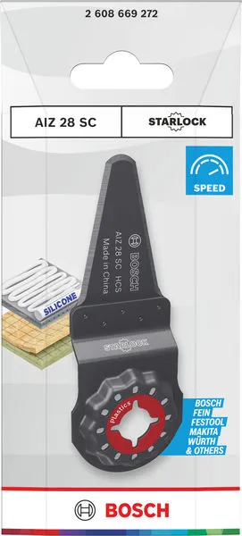 List testere za sečenje plastike AIZ 28 SC, Starlock, 28×40 mm 2608669272