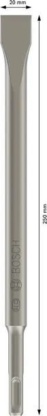 PRO SDS plus-4C set pljosnatih dleta 20×250 mm, 10 kom 2608690131