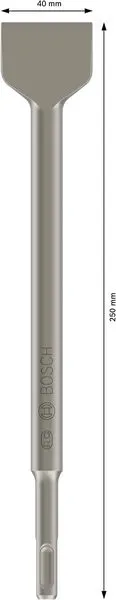 PRO SDS plus-4C pljosnato dleto 40×250 mm, 5 kom 2608690133