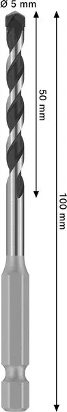PRO HEX-5 burgija, 5×50×100 mm 2608706972
