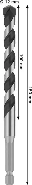 PRO HEX-5 burgija, 12×100×150 mm 2608706993